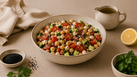 Mediterraner Kichererbsen-Salat