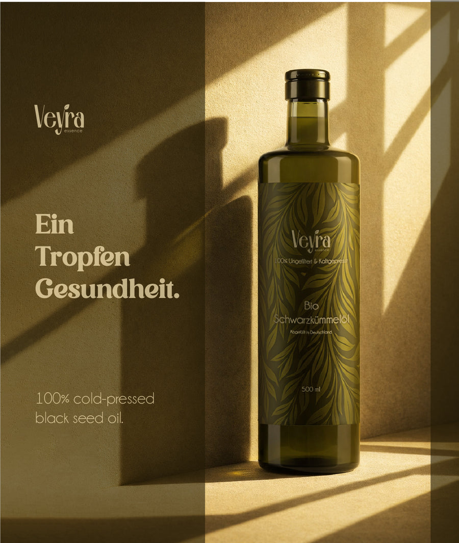 Original Ägyptisches BIO Schwarzkümmelöl (Ungefiltert)