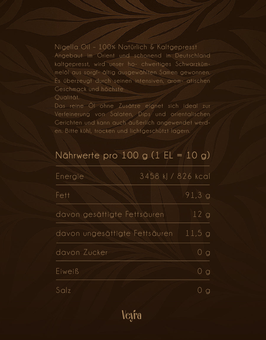 Original Ägyptisches BIO Schwarzkümmelöl (Ungefiltert)